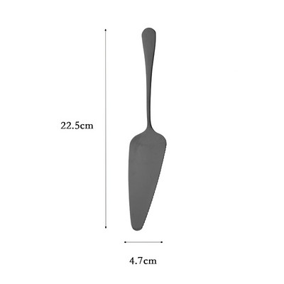 1Gb Krāsains nerūsējošā tērauda zobainās malas kūkas servera asmeņu griezējs pīrāgs Picas lāpstiņa kūkas lāpstiņa cepšanas rīks Dropshipping