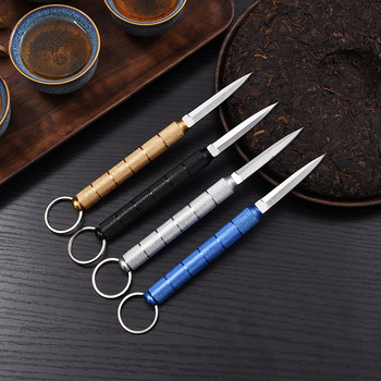 Pu\'er Tea Knife Λευκό Μαχαίρι Τσαγιού Tea Needle Tea Cone Σετ τσαγιού Αξεσουάρ Αξεσουάρ από κράμα αλουμινίου Μαχαίρι τσαγιού Αξεσουάρ αυτοάμυνας ZC372