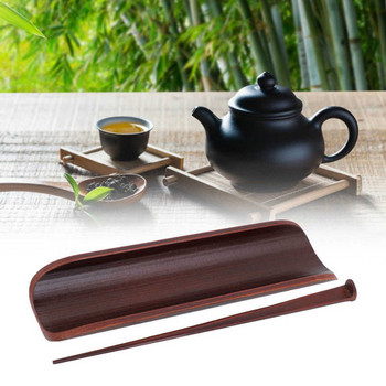 Естествена бамбукова лъжичка за чай Ръчно изработени инструменти за кафе Реколта Комплект аксесоари за чай Chahe Cha Ze Чаена игла Висококачествен комплект прибори за чай