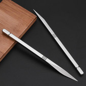 1 gab. Nerūsējošā tērauda tējas adata Delikāts tējas griezējs Puer tējas konusa tējas ceremonijas piederumi Amatniecības kung fu teasets spirālveida tējas nazis