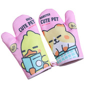 Cepeškrāsns siltumizolācijas cimdi Mīksti neslīdoši dūraiņu turētāji virtuves cepšanai Gatavošana xobw