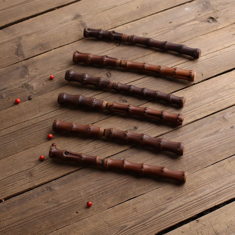 1 db természetes bambusz Puerh teakés tű Puer kés kúp rozsdamentes acél teakés Damaszkusz Puer kés tea