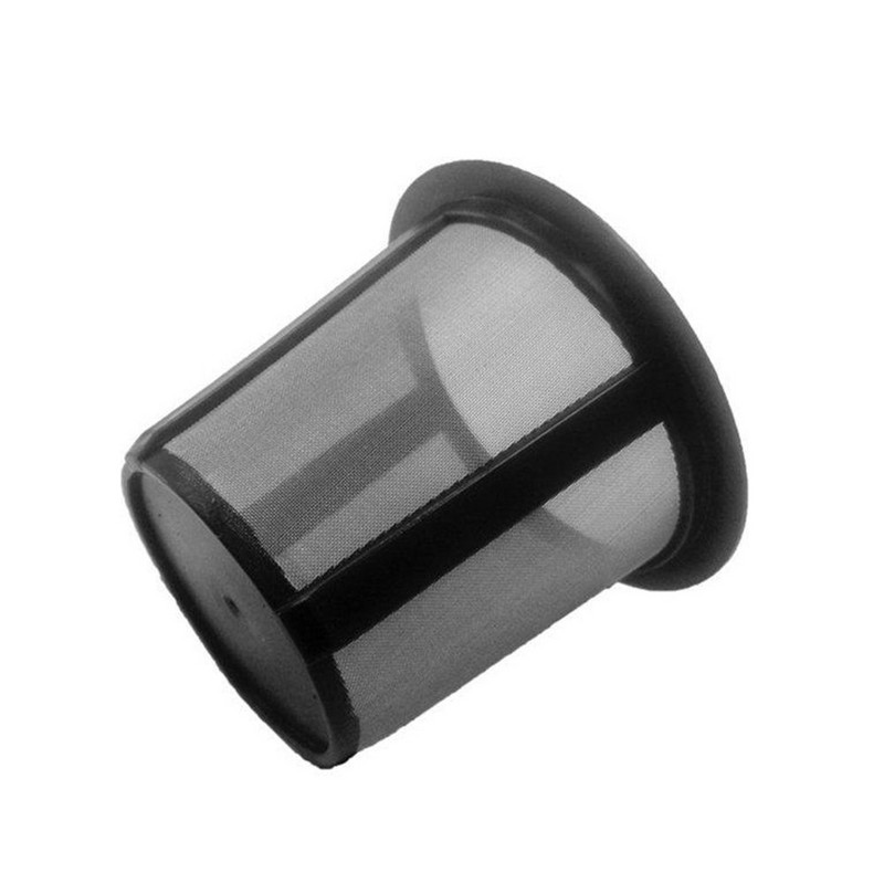 Nerūsējošā tērauda kafijas filtra krūze Tīkla melna metāla tējas lapa Virtuves k-tases tējas uzliešanas piederumi, atkārtoti lietojami kafijas pagatavošanai