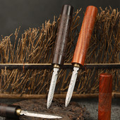 1 buc din oțel inoxidabil abanos chinezesc cuțit cu ac pentru ceai din Damasc