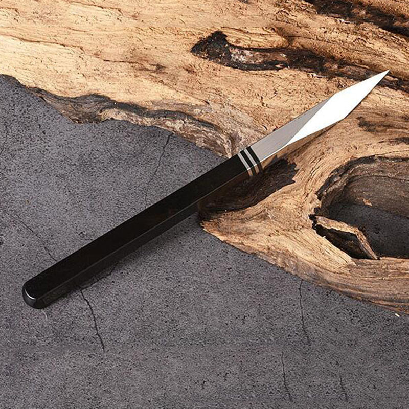 1 vnt Arbatos peilis nerūdijančio plieno Damasko Pu Erh arbata rankomis medinė rankena Pry arbatos kūgis kinų stiliaus dovana