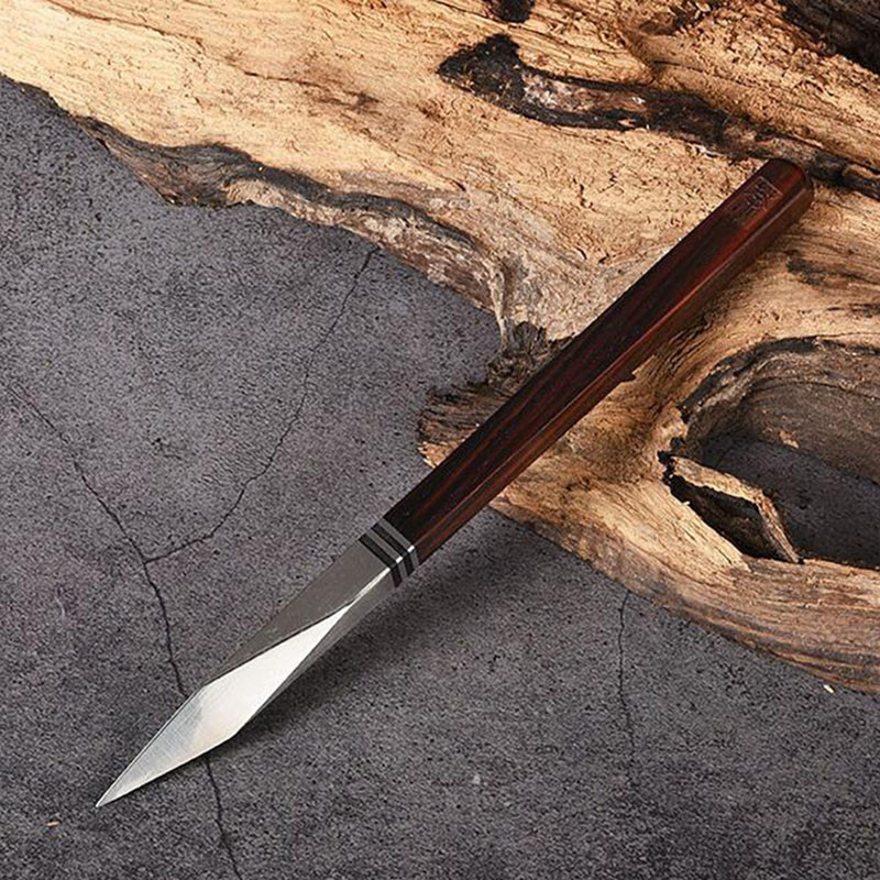 1 vnt Arbatos peilis nerūdijančio plieno Damasko Pu Erh arbata rankomis medinė rankena Pry arbatos kūgis kinų stiliaus dovana