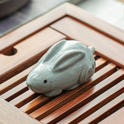 Retro keramika Arbata Naminis gyvūnėlis Kinų Zodiakas Gyvūnų Statulėlė Miela Arbatos Figūrėlės Papuošalai Staliniai amatai Arbatos rinkinio dekoravimo priedai