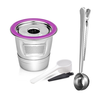 Atkārtoti lietojams K kauss Keurig 2.0/1.0 Mini Plus kafijas kapsulas krūzes filtra aksesuārs
