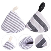 Katla roktura vāka uzmavas Trīsstūrveida kokvilnas roktura vāks siltumizolēts katla vāka rokturis, applaucēšanās necaurlaidīgs pannas roktura vāks cepšanas pannai