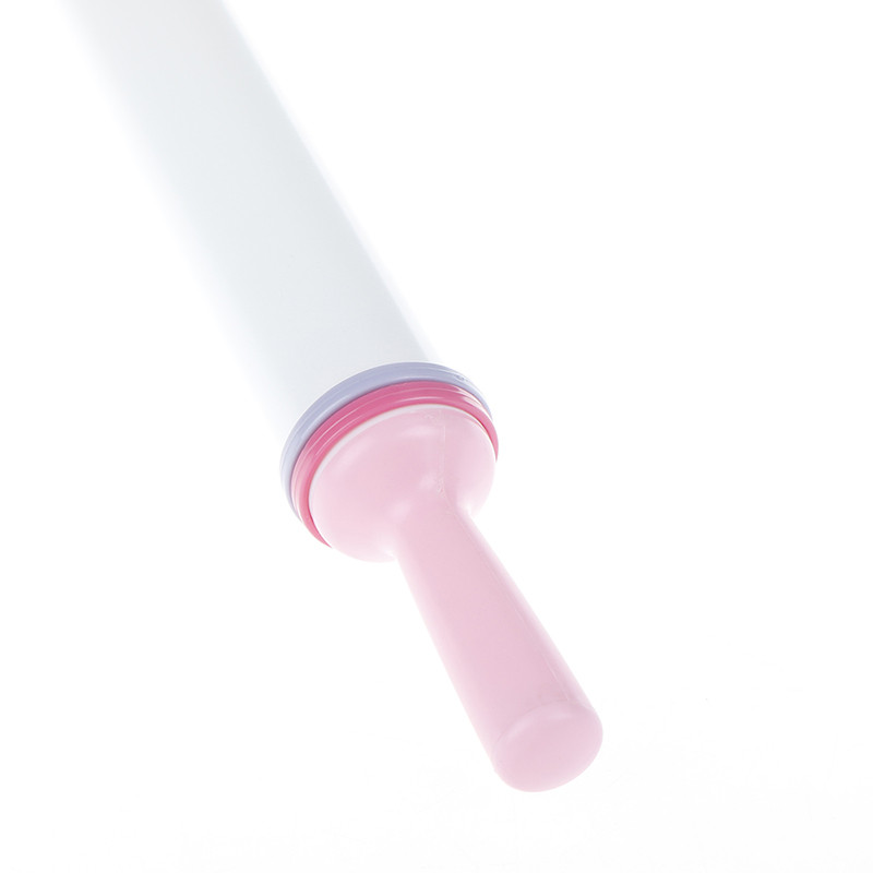 Jauns, balts, 36 cm nelipīgs, slīdošs fondant rullītis Fondant kūku mīklas rullītis dekorēšanai kūkas veltnis Amatniecība cepšanai gatavošanas rīks