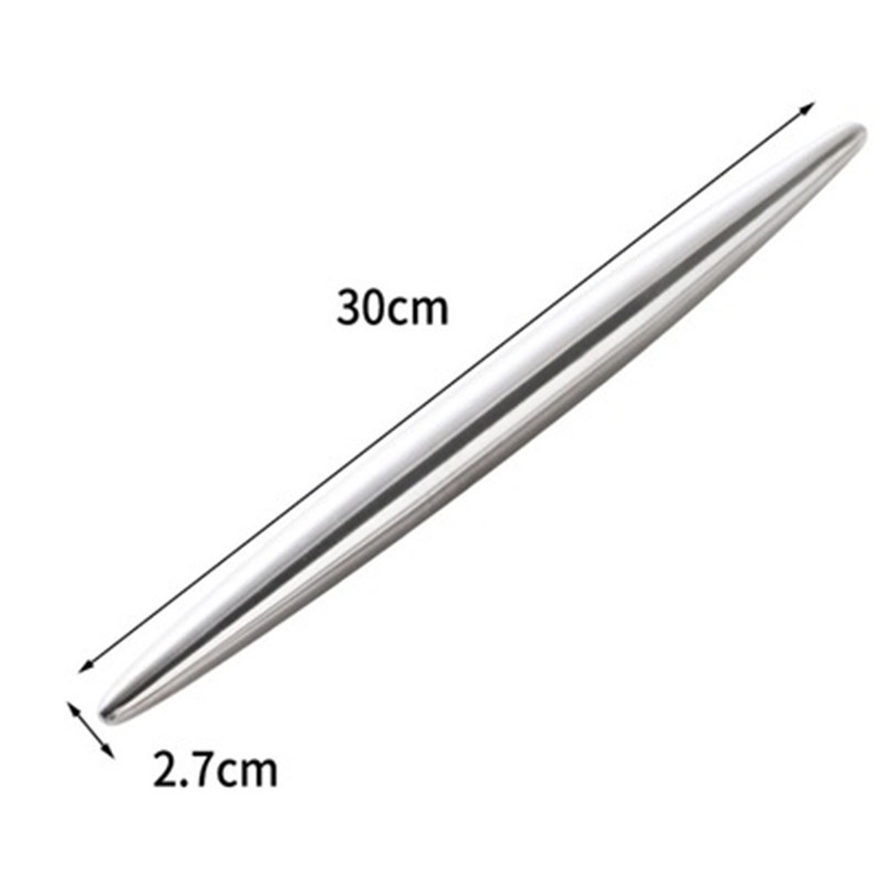 1 db rozsdamentes acél sodrófa konyhai tésztahenger Sütő pizza tészta süteménygombóc Tapadásmentes sütőedények készítése