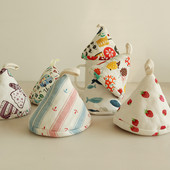 Grill kesztyű hőálló fogantyú, pamut serpenyő ujjak, konyhai meleg étel sütőben főzés, pizza, sütés, grillezés és kempingezés