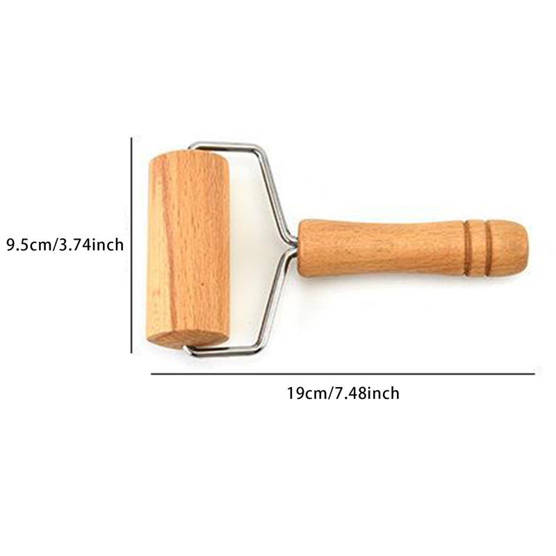 Konditorejas picas veltnis — mīklas rullītis bērniem, piemērots mazākām rokām, viegli apstrādājams, videi draudzīgs un drošs