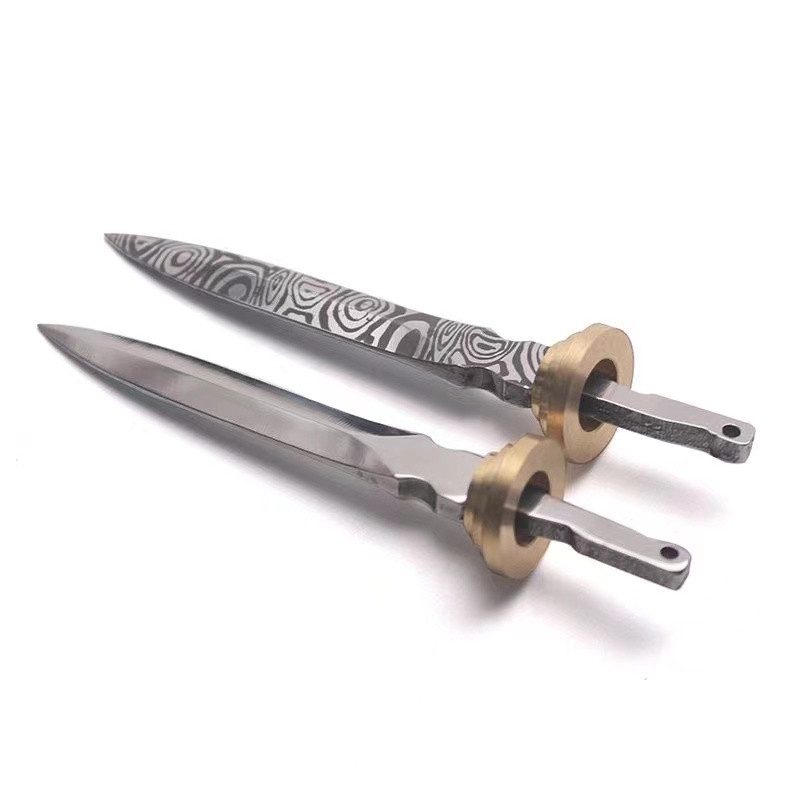 420 rozsdamentes acél teakés embrió tea kard embrió félkész embrió tükör lézerminta DIY teakés gyártás