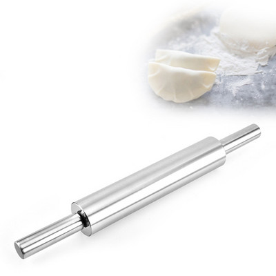 Sucitor din oțel inoxidabil Rolă antiaderentă pentru aluat de patiserie Coaceți pizza tăiței găluște prăjituri prăjituri instrument de coacere pentru bucătărie