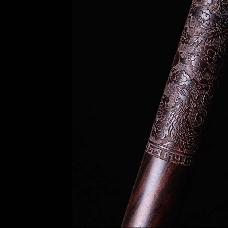 Nerūsējošā tērauda Pu'er tējas naža raksts Tērauda grebšanas tējas adata Damaskas tējas nazis tējas komplekta piederumi