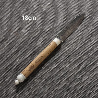 1vnt Damasko arbatos peilis Pu`er arbatos peilis Juodmedis nerūdijančio plieno arbatos adata arbatos kūgis kinų stiliaus dovana 12 modelių