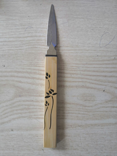 1vnt Damasko arbatos peilis Pu`er arbatos peilis Juodmedis nerūdijančio plieno arbatos adata arbatos kūgis kinų stiliaus dovana 12 modelių