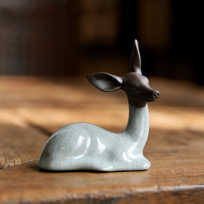 Kūrybiškumas Keramika Arbata Naminis gyvūnėlis Triušis Karvė Modelis Statula Papuošalai Gyvūnų Arbata Figūrėlė Kiniška arbata Dekoracijos Priedai Amatai