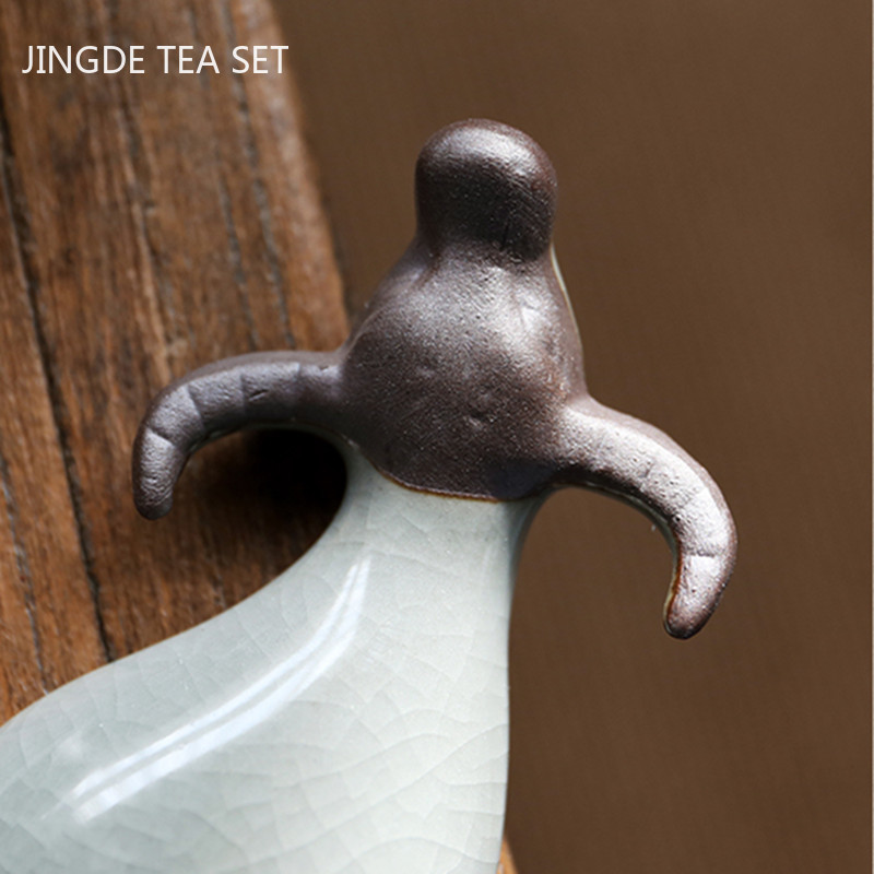 Kūrybiškumas Keramika Arbata Naminis gyvūnėlis Triušis Karvė Modelis Statula Papuošalai Gyvūnų Arbata Figūrėlė Kiniška arbata Dekoracijos Priedai Amatai