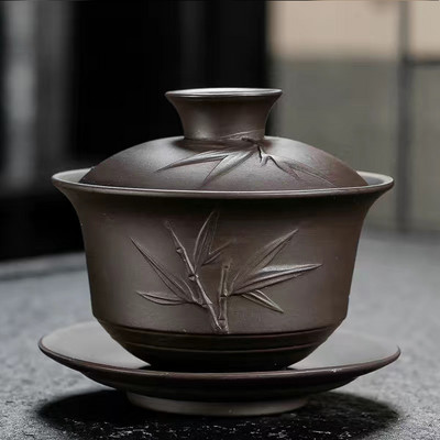 Keramički Gaiwan jingdezhen kineski kungfu čajnik Tri talenta Posuda za čaj Velika šalica za čaj Set tanjurića Kućni aparat za čaj Čajna ceremonija Poklon
