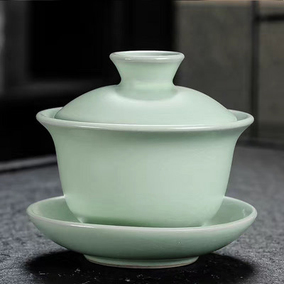 Keramički Gaiwan jingdezhen kineski kungfu čajnik Tri talenta Posuda za čaj Velika šalica za čaj Set tanjurića Kućni aparat za čaj Čajna ceremonija Poklon