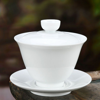 Keramički Gaiwan jingdezhen kineski kungfu čajnik Tri talenta Posuda za čaj Velika šalica za čaj Set tanjurića Kućni aparat za čaj Čajna ceremonija Poklon