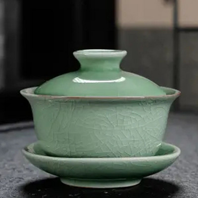 Keramički Gaiwan jingdezhen kineski kungfu čajnik Tri talenta Posuda za čaj Velika šalica za čaj Set tanjurića Kućni aparat za čaj Čajna ceremonija Poklon