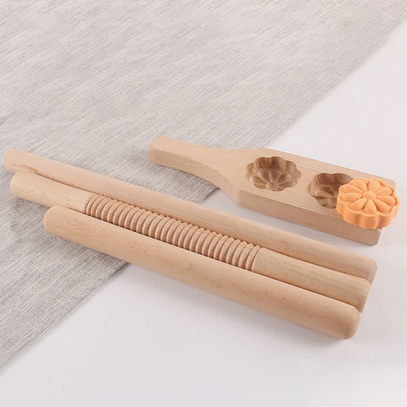 ΚΑΥΤΕΡΕΣ ΕΚΠΤΩΣΕΙΣ!!! Νέα άφιξη Ξύλινος αντικολλητικός πλάστης Ζαχαροπλαστικής Αλεύρι Κέικ Ρολό Ζύμης Εργαλείο ψησίματος κουζίνας 29/39/35 εκ.