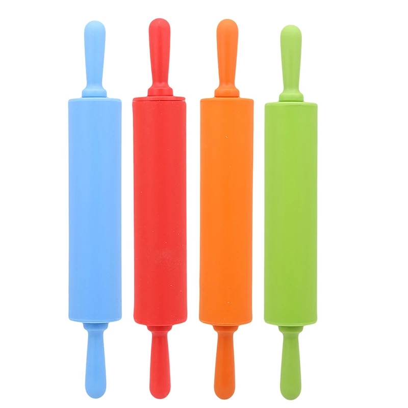 Mittenakkuv silikoonist toiduainete taignarull Fondant taignarull DIY köögitööriistad Pelmeenrullkook Küpsetusnõud Tööriistad 30x4,2cm