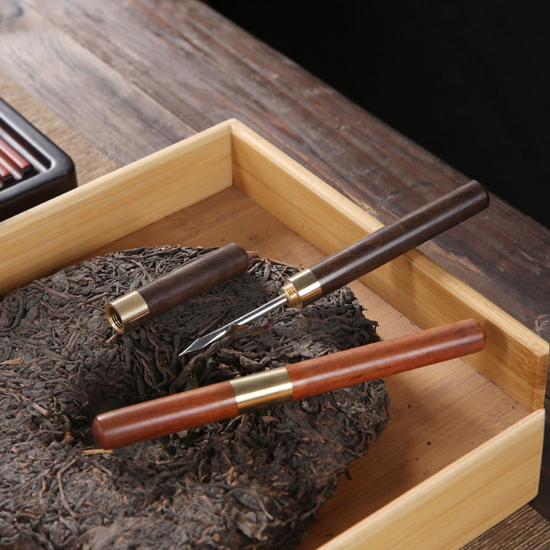 1 db fából készült teakés teaszertartási kellékek Puer dedikált teatű kínai kung fu teasets eszközök konyhai kiegészítők