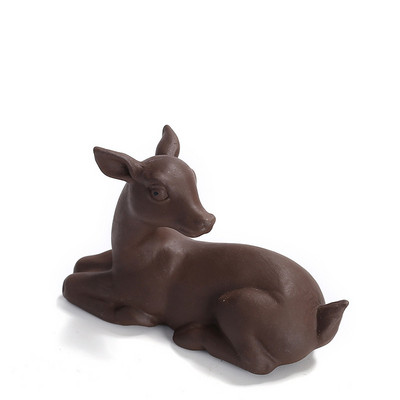 Kínai Yixing Purple Clay Tea Háziállat Kézzel Készített Állat- és Növénymodell Tea Figura Díszek Teáskészlet Dekoráció Kiváló ajándékok