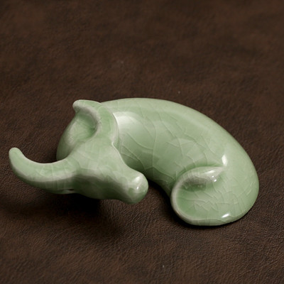 Kínai Yixing Purple Clay Tea Háziállat Kézzel Készített Állat- és Növénymodell Tea Figura Díszek Teáskészlet Dekoráció Kiváló ajándékok