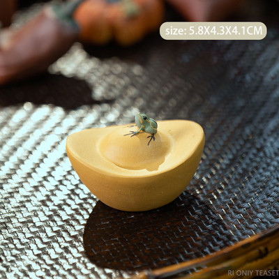 Ķīniešu Yixing Purpura māla tēja mājdzīvnieku rotājumi Simulācija Augļi Statiņa Roku darbs Tējas servīzes dekori Mājas dārzs Mākslas dāvanas