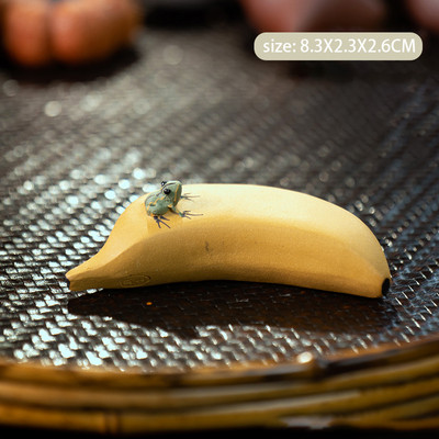 Ķīniešu Yixing Purpura māla tēja mājdzīvnieku rotājumi Simulācija Augļi Statiņa Roku darbs Tējas servīzes dekori Mājas dārzs Mākslas dāvanas