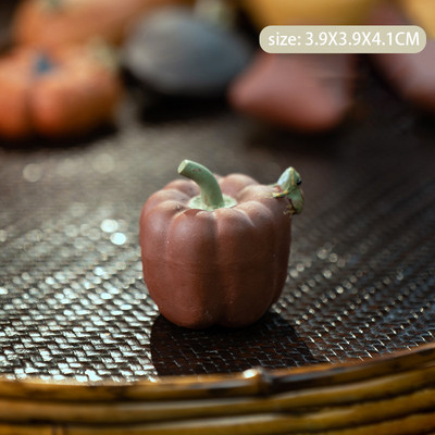 Ķīniešu Yixing Purpura māla tēja mājdzīvnieku rotājumi Simulācija Augļi Statiņa Roku darbs Tējas servīzes dekori Mājas dārzs Mākslas dāvanas