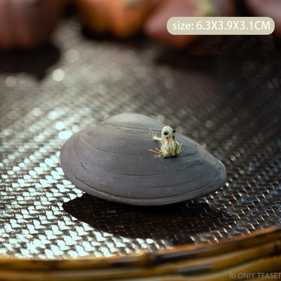 Ķīniešu Yixing Purpura māla tēja mājdzīvnieku rotājumi Simulācija Augļi Statiņa Roku darbs Tējas servīzes dekori Mājas dārzs Mākslas dāvanas