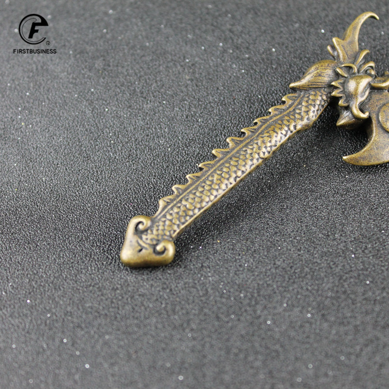 Varš Tibetas pūķa galvas cirvis Tēja Nazis Tējas Adata Amatniecība Rotājumi Tēja Mājdzīvnieku galda dekorēšana Mājas dekors Aksesuāri amatniecības dāvana