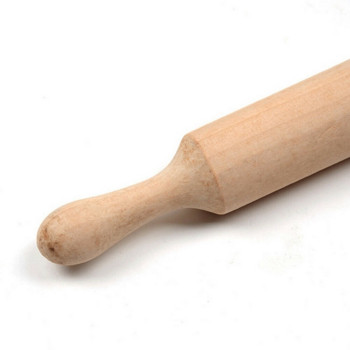 20*2,8 см точилка от масивно дърво Пица Хляб Инструмент за печене на бисквити Пръчка Декорация Разточване на тесто Дървена пръчка Кухненски аксесоари