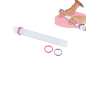 1db tapadásmentes sodrófa torta görgős kézművesség csúszó cukor fondant tészta díszített fondant torta fehér sütési főzőeszközök