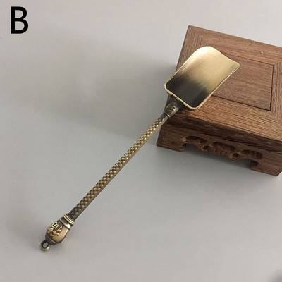 Naujas retro metalinis kiniškas arbatos šaukštelis šaukštelis arbatos rinkinys arbatos lapelių rinkiklio laikiklis arbatos ceremonijos reikmenys priedai įrankis