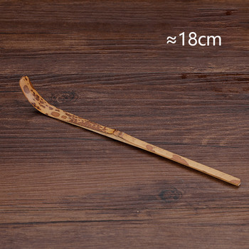 Естествени ръчно изработени дървени листа от чай Матча пръчици Лъжица Чайни прибори Бял бамбук Кухненски инструмент Подправка Джаджа Съдове за готвене Аксесоари