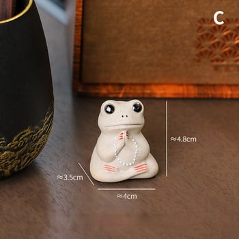 New Frog Tea Pet Tea Ceramic Crafts Διακόσμηση σπιτιού Lotus Leaf Lotus Επιτραπέζιο Διακόσμηση Τελετής τσαγιού Διακόσμηση Zen Σημασία