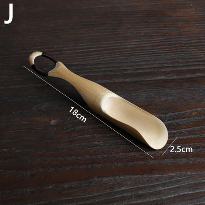 Naujas natūralaus bambuko medinis arbatos šaukštelis Retro stiliaus arbatos įrankiai Arbatinis šaukštelis Virtuvė Aukštos kokybės šaukštas subtilūs priedai