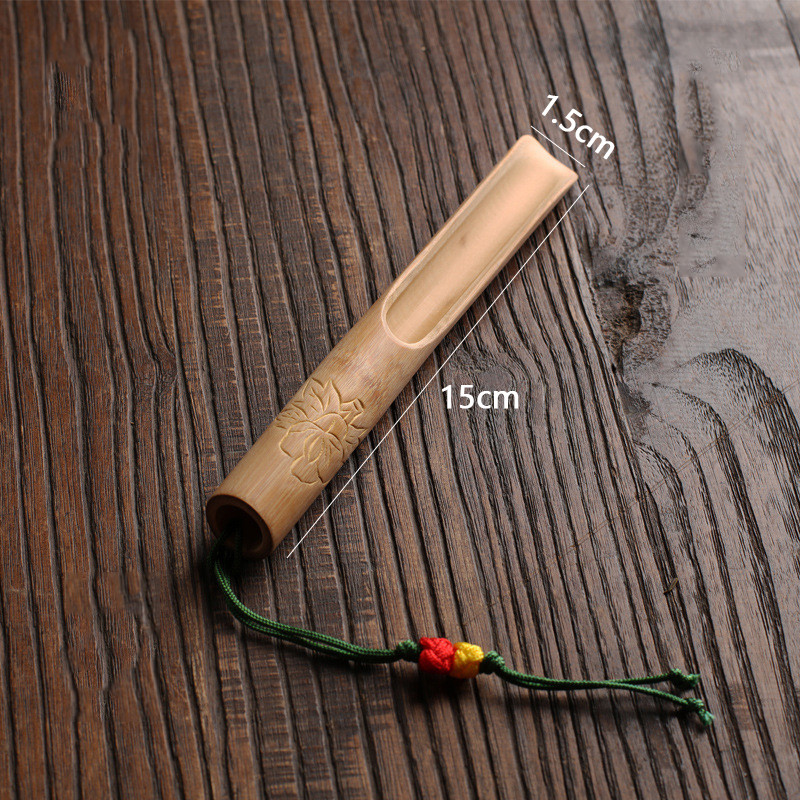 Naujas natūralaus bambuko medinis arbatos šaukštelis Retro stiliaus arbatos įrankiai Arbatinis šaukštelis Virtuvė Aukštos kokybės šaukštas subtilūs priedai