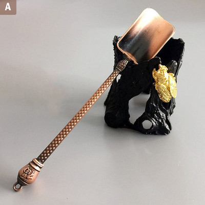 Kastuvo formos arbatos šaukšteliai Retro kinų stiliaus arbatos priedai Varis Cukrus Druska Kavos Šaukšteliai Virtuvei Kongfu Arbatos Įrankiai Įtaisai