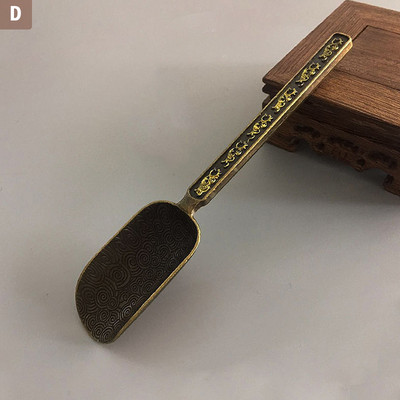 Kastuvo formos arbatos šaukšteliai Retro kinų stiliaus arbatos priedai Varis Cukrus Druska Kavos Šaukšteliai Virtuvei Kongfu Arbatos Įrankiai Įtaisai