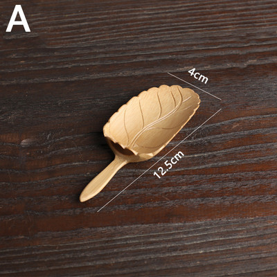 Aukštos kokybės arbatos priedai Kinijos Kongfu medinis bambuko retro stiliaus natūralios arbatos šaukštelis Subtilus šaukštas nešiojamas bambuko arbatinis šaukštelis