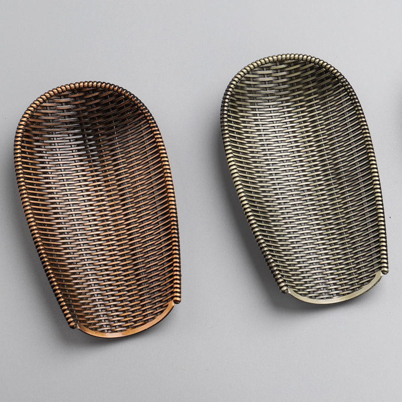 GongFu tējas karotes tējas lāpstiņas komplekts ar rokām āmurēts tonis Caddy karote tējas atkritumu kaste Tējas turētājs Tējas izvēles tējas ceremonijas piederumi