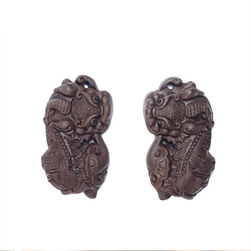 2gab. Roku darbs Purpura Māla tēja Mājdzīvnieku rotājumi Drosmīgo karaspēku modeļu tējas galda noformējums Ķīniešu tējas ceremonijas dekors Amatniecības dāvana